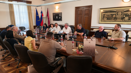 Obisk predstavnikov Občine Veliko Gradište v Sežani; Foto: Sara Bratuž